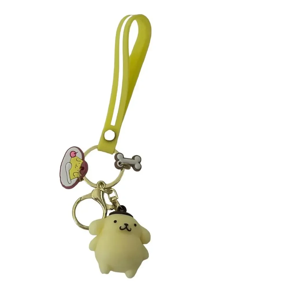 Hello Kitty Keychain Bag Charm‎ Wristlet Pink Anime NEW